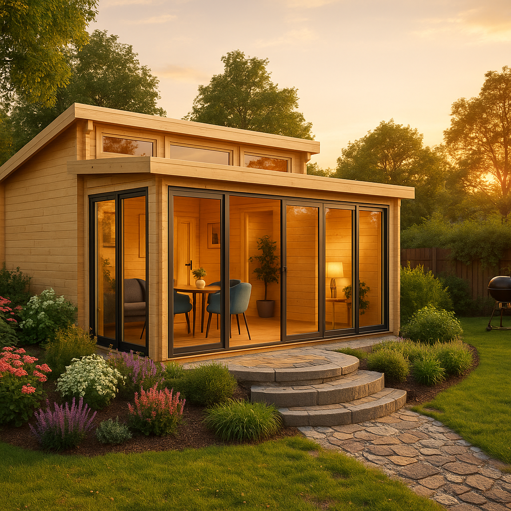 Fjordholz Gartenhaus Alu Concept Zürich 70