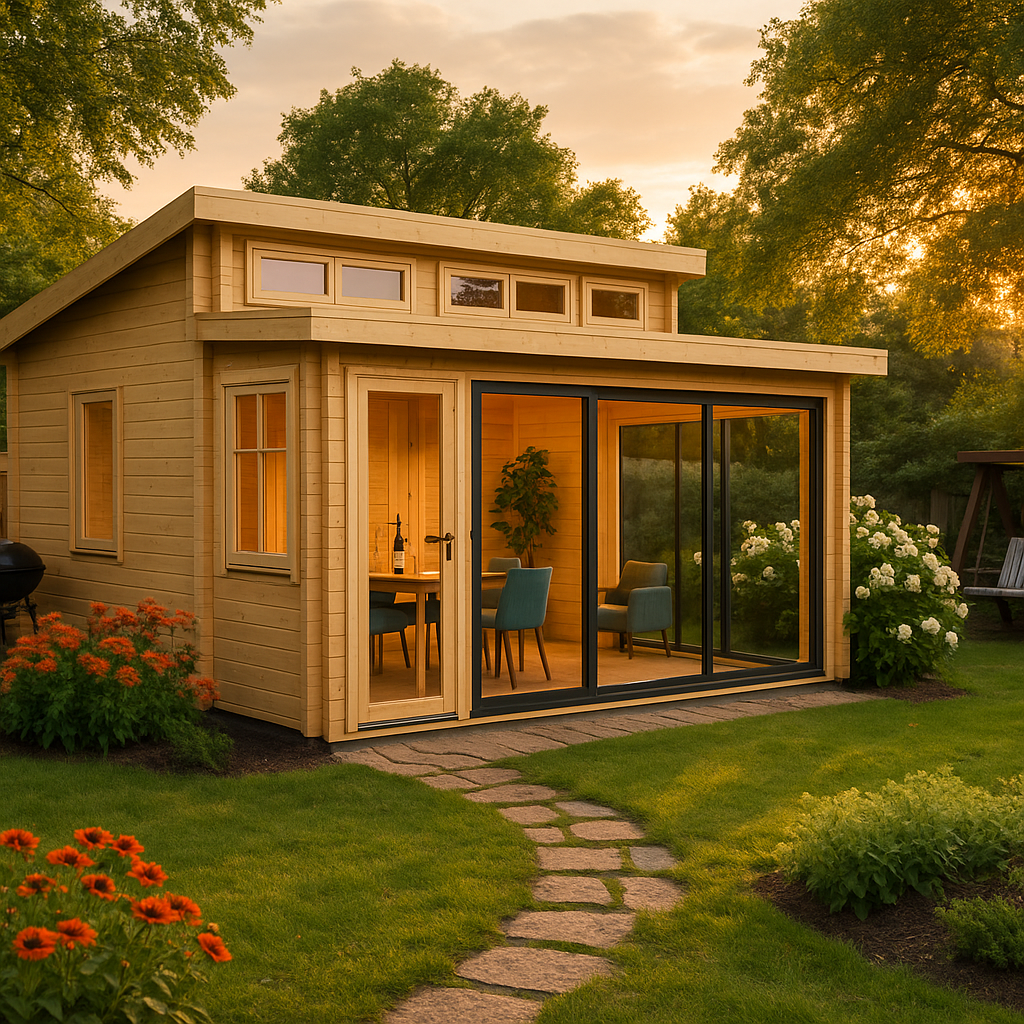 Fjordholz Gartenhaus Alu Concept Zürich 70