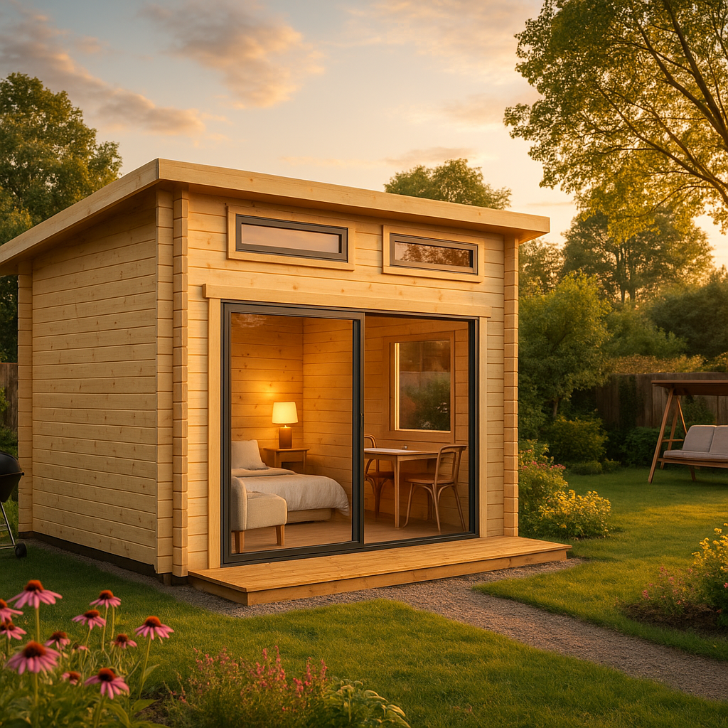 Fjordholz Gartenhaus Avantgarde 44-A Alu