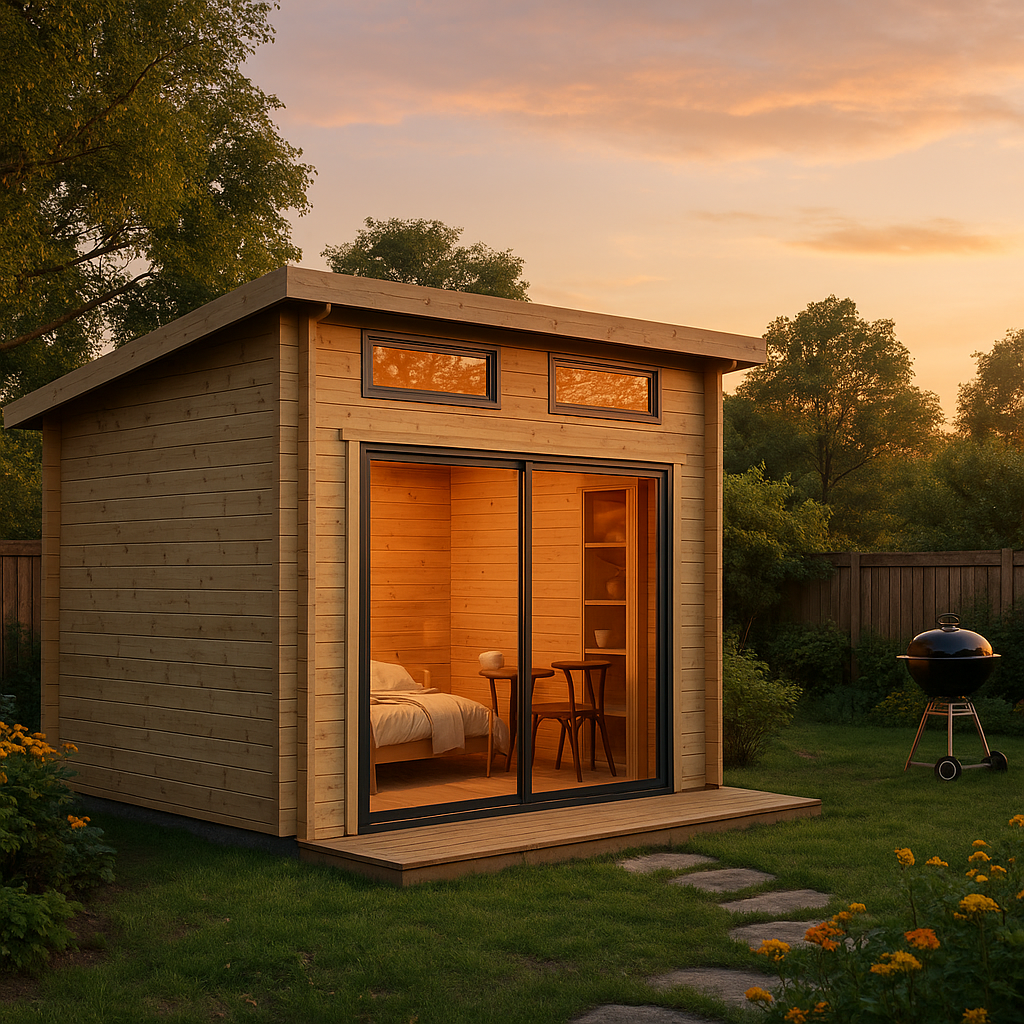 Fjordholz Gartenhaus Avantgarde 44-A Alu