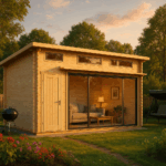 Fjordholz Gartenhaus Avantgarde 44-C Alu