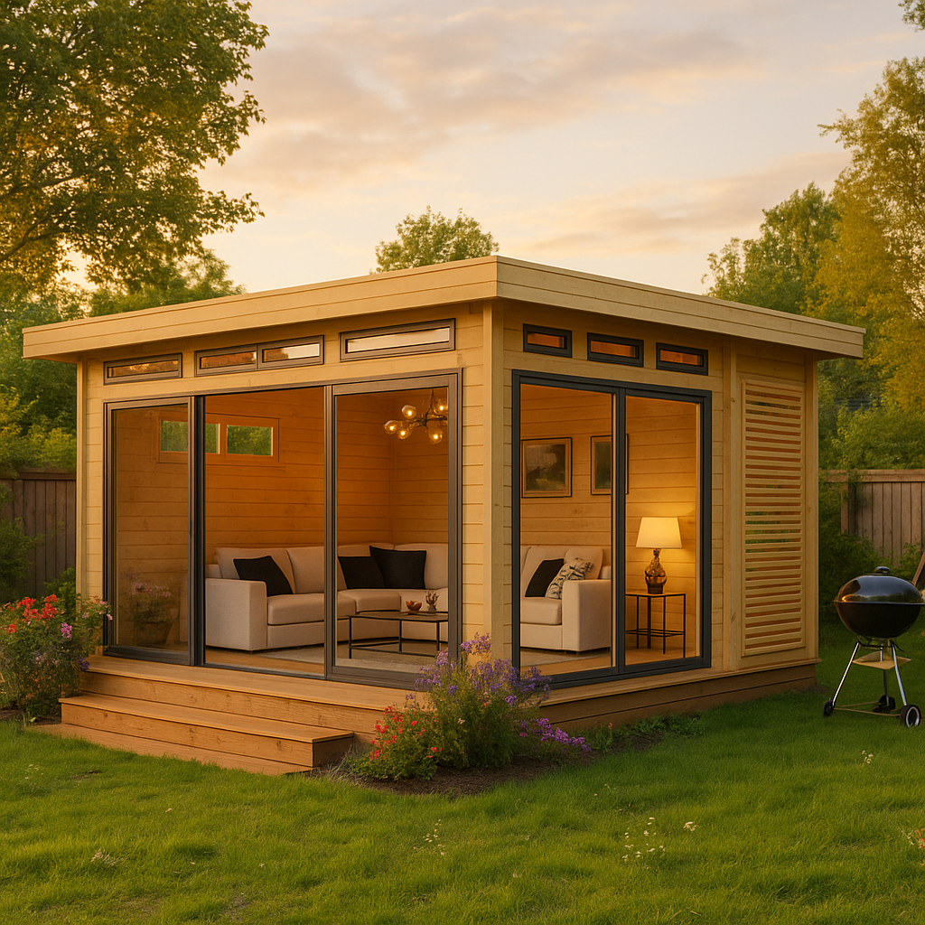 Fjordholz Gartenhaus Melany Alu 44