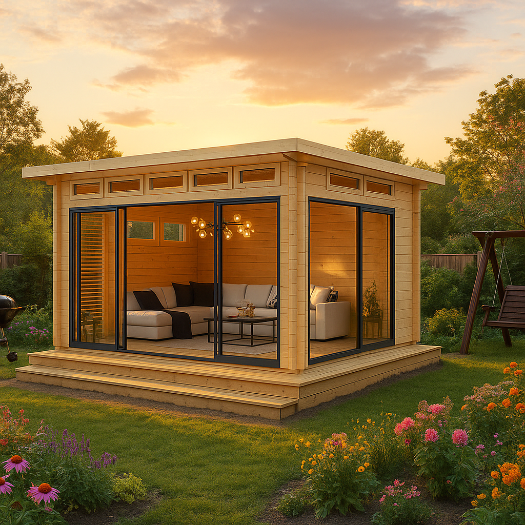 Fjordholz Gartenhaus Melany Alu 44