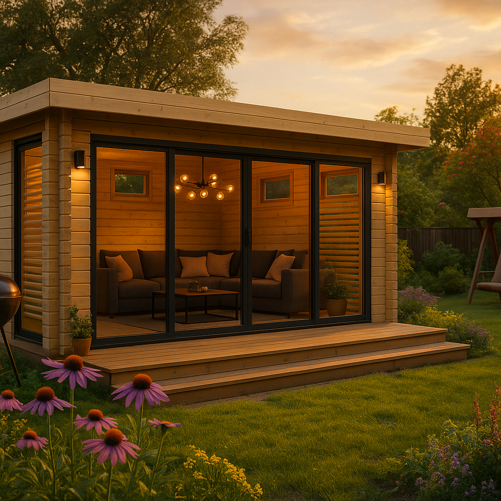 Fjordholz Gartenhaus Melany Alu 70