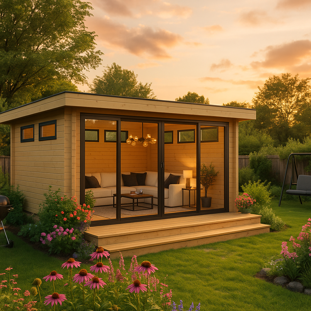 Fjordholz Gartenhaus Melany Alu 70