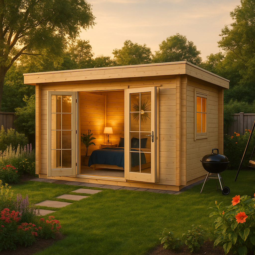 Fjordholz Gartenhaus Modell Karensa 44