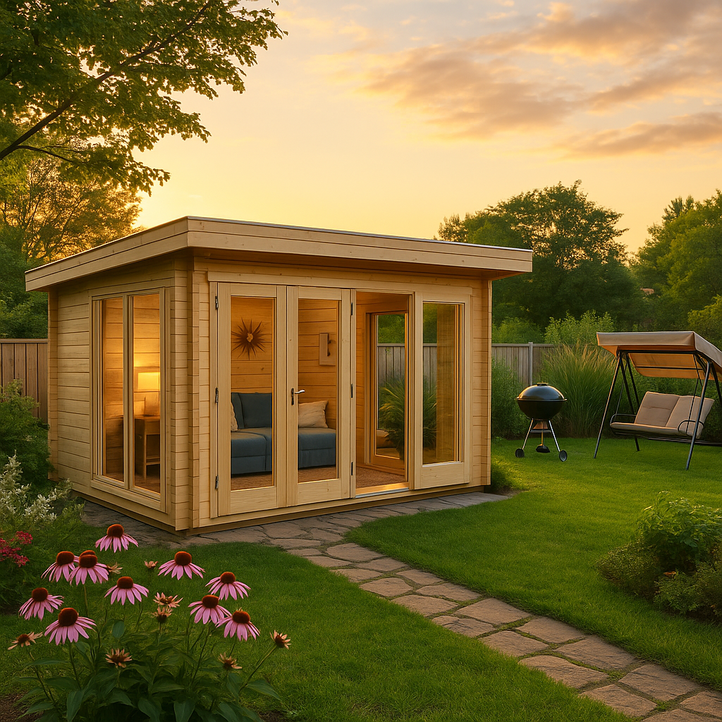 Fjordholz Gartenhaus Modell Karensa 44