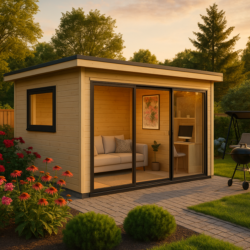 Fjordholz Gartenhaus Modell Mia 28 D