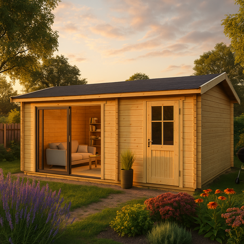 Fjordholz Gartenhaus Modell Mikelli 44