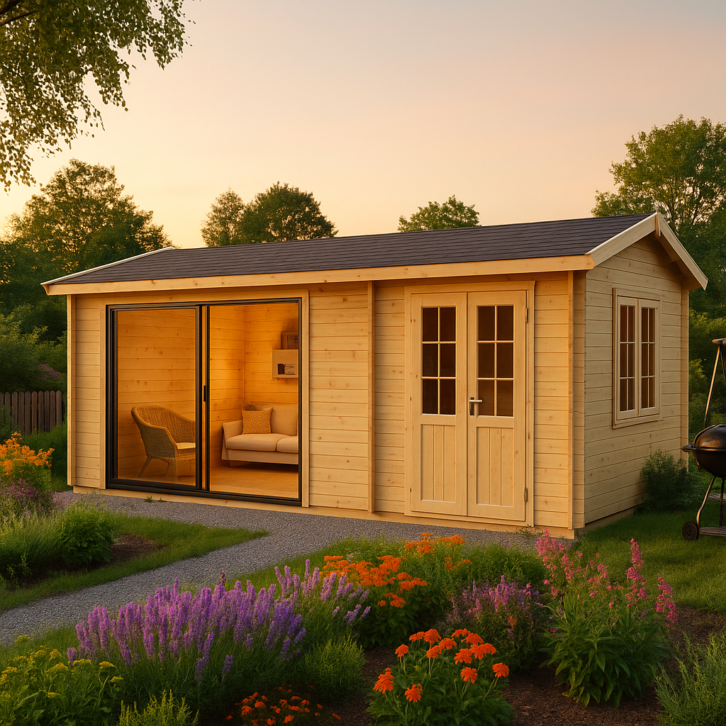 Fjordholz Gartenhaus Modell Mikelli 70