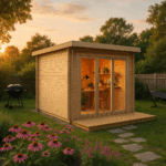 Fjordholz Gartenhaus Modell Office Box Größe S nat