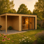 Fjordholz Gartenhaus Modell Q-BIC Alu 44 A + SD
