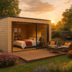 Fjordholz Gartenhaus Modell Q-BIC Alu 70 C