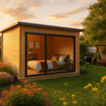 Fjordholz Gartenhaus Modell Q-BIC Alu 70 C