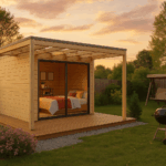 Fjordholz Gartenhaus Modell Q-BIC Alu 70 C