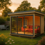 Fjordholz Gartenhaus Modell Q-BIC Alu 70 E