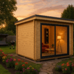 Fjordholz Gartenhaus Modell Q-BIC Alu 70 G