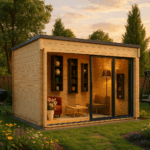 Fjordholz Gartenhaus Modell Q-BIC Alu 70 G