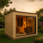 Fjordholz Gartenhaus Modell Q-BIC Alu 70 G