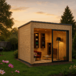 Fjordholz Gartenhaus Modell Q-BIC Alu 70 G