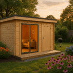 Fjordholz Gartenhaus Modell Q-BIC Alu 70 I