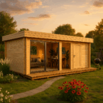 Fjordholz Gartenhaus Modell Rait 44 ALU