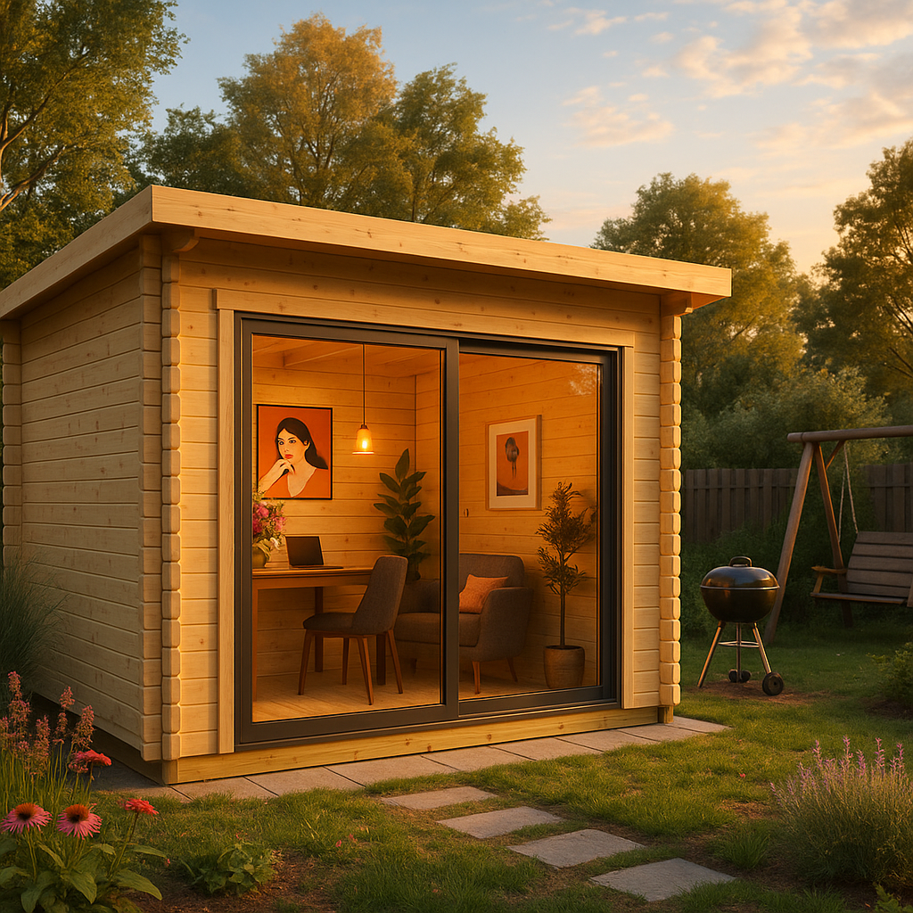 Fjordholz Gartenhaus Modell Starla 44 A