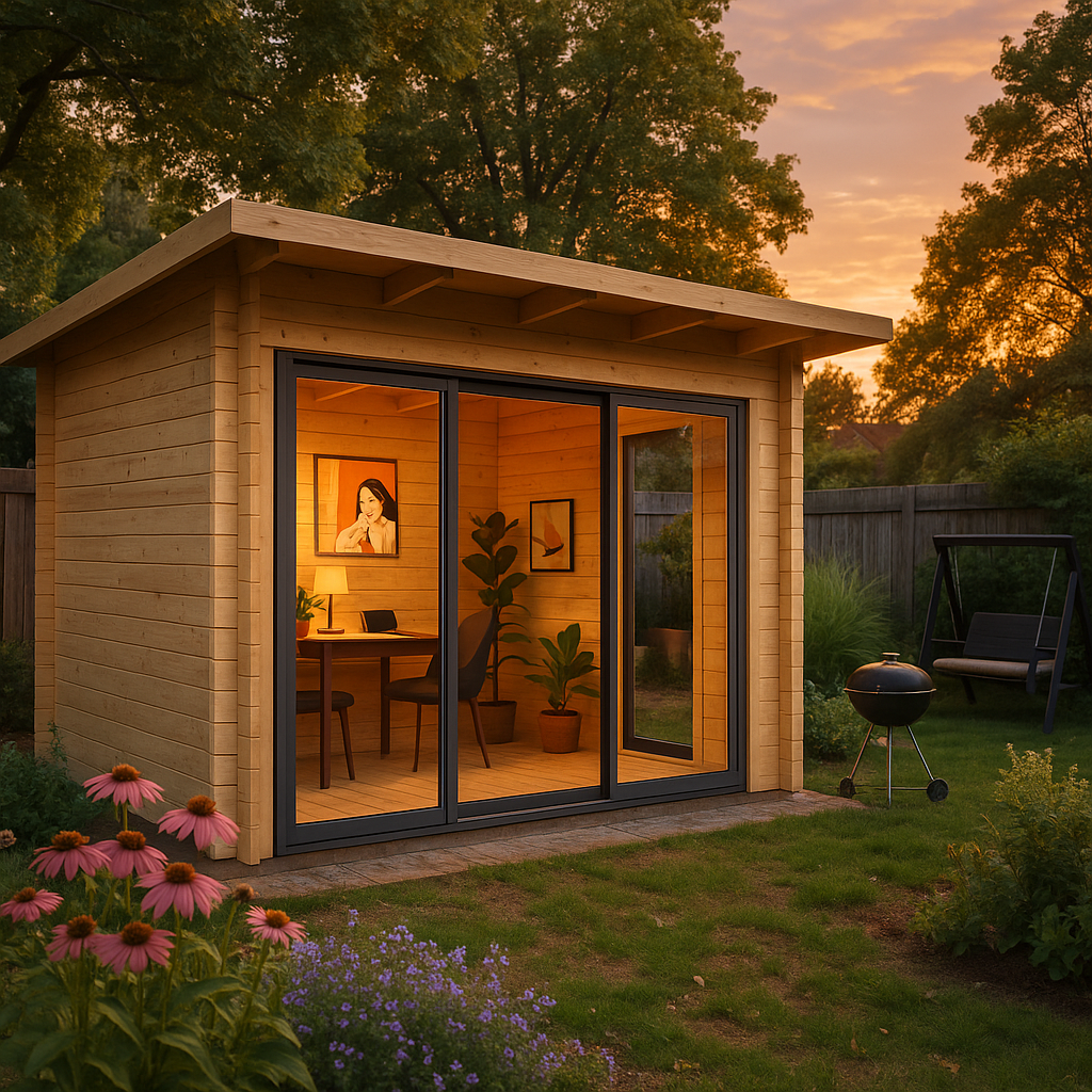 Fjordholz Gartenhaus Modell Starla 44 A