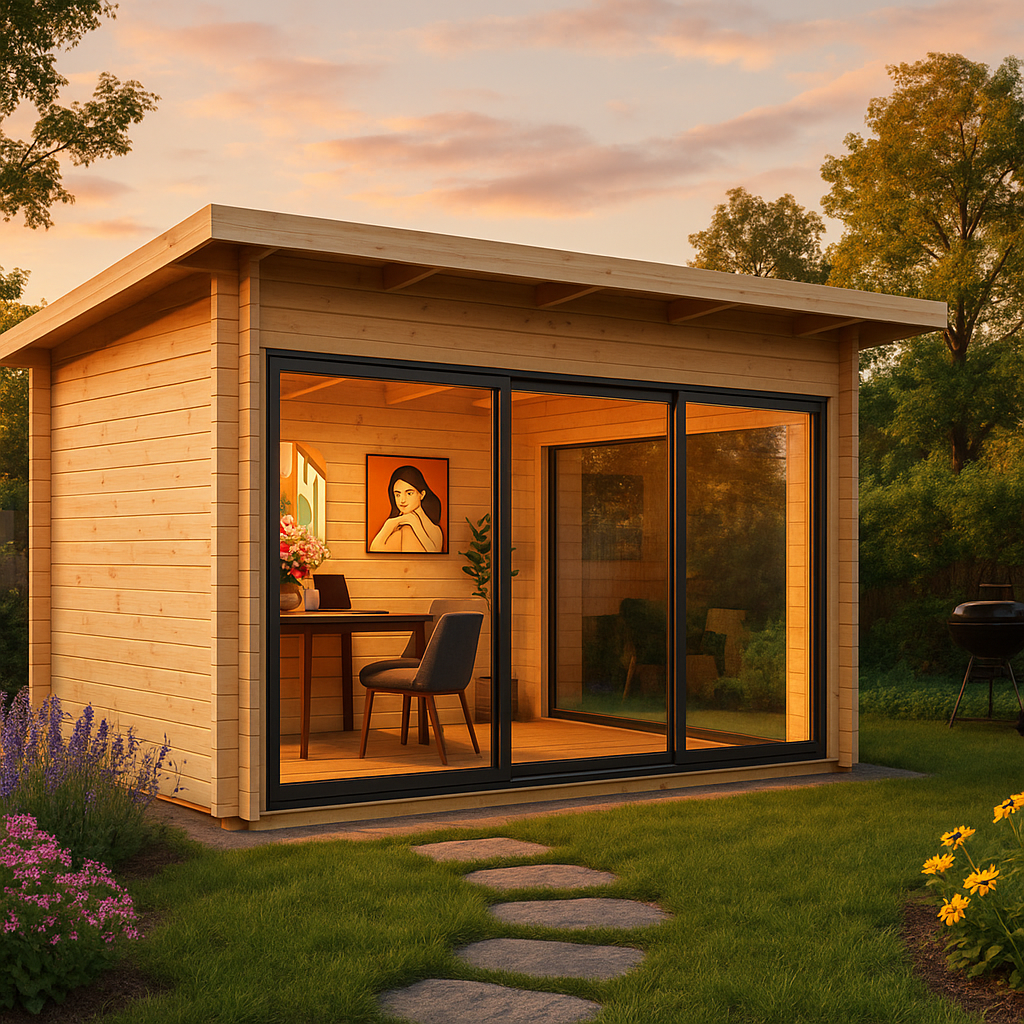 Fjordholz Gartenhaus Modell Starla 44 A