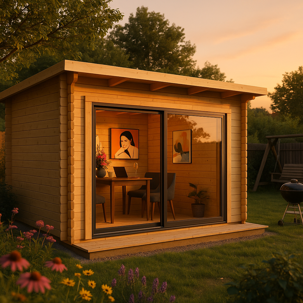 Fjordholz Gartenhaus Modell Starla 70 A Premium