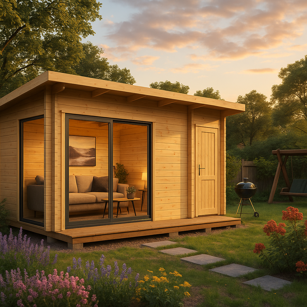 Fjordholz Gartenhaus Modell Starla 70 B Premium