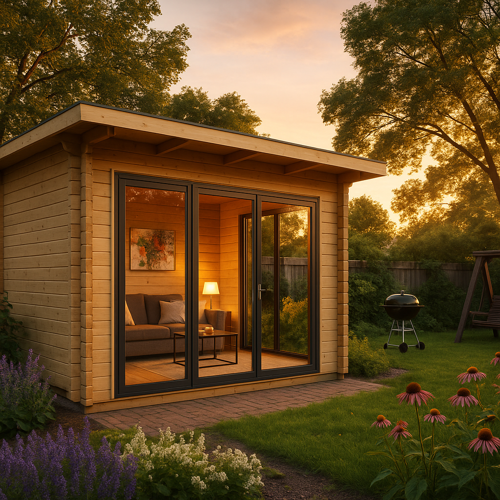 Fjordholz Gartenhaus Modell Starla 70 C Premium