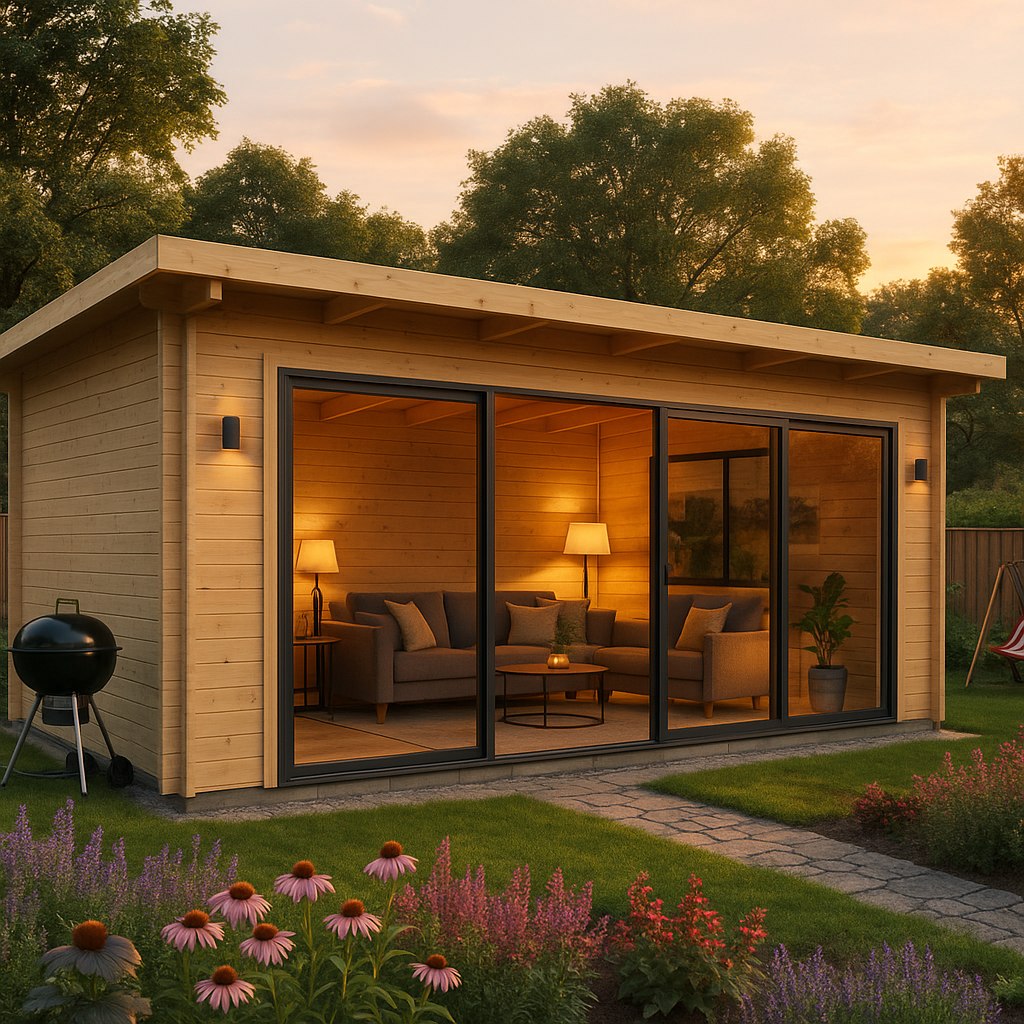 Fjordholz Gartenhaus Modell Starla 70 C Premium