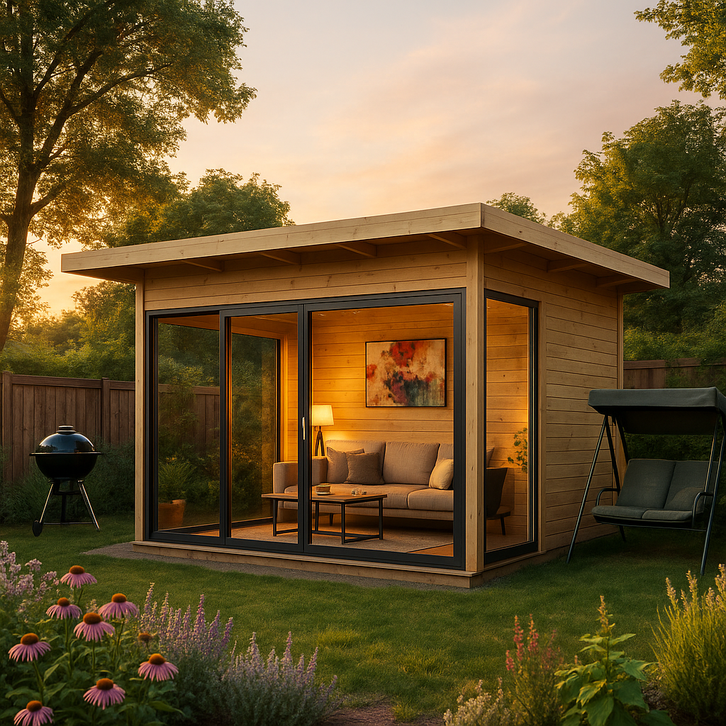 Fjordholz Gartenhaus Modell Starla 70 D Premium