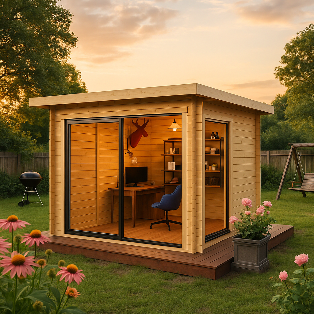 Fjordholz Gartenpavillon Modell Alu 44 A