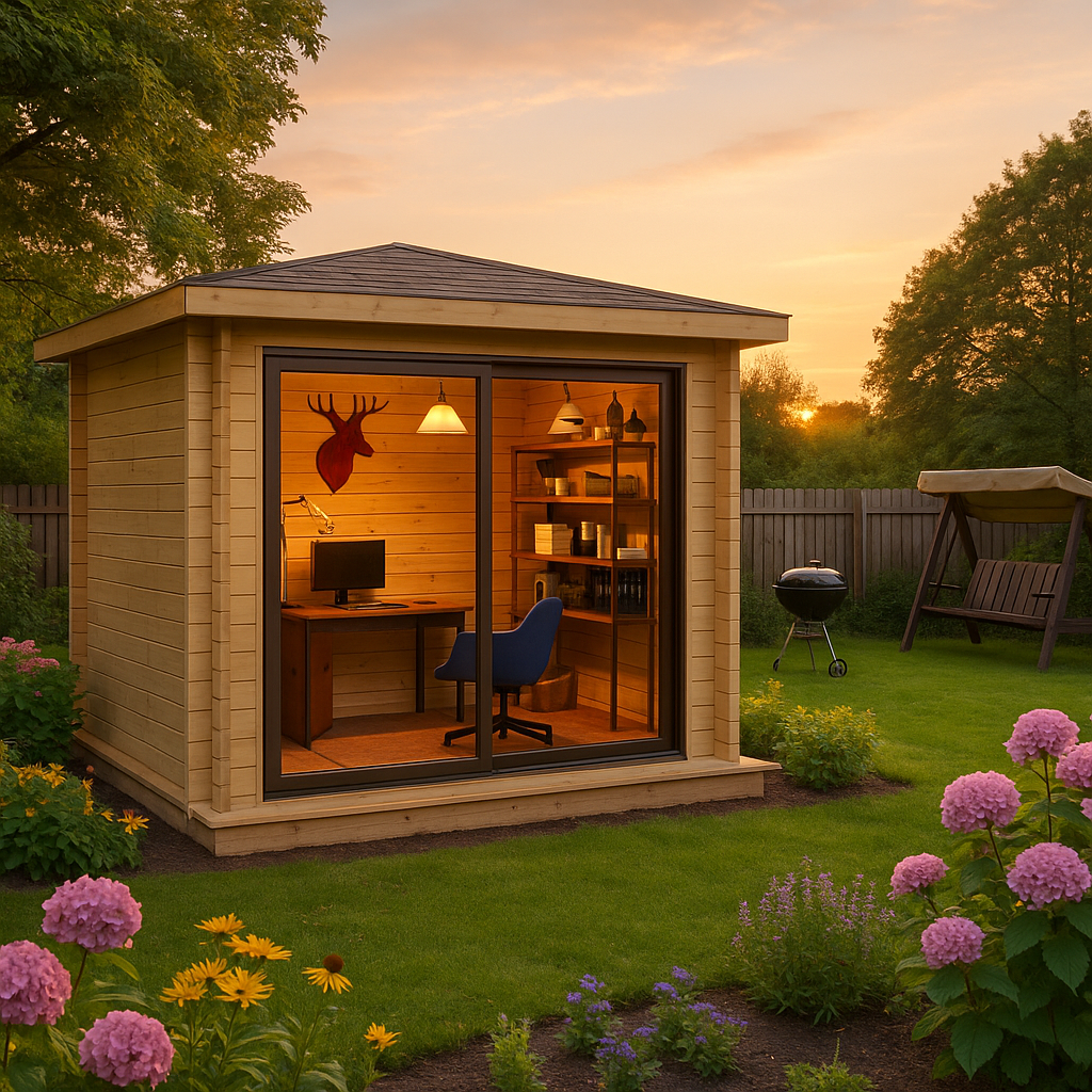 Fjordholz Gartenpavillon Modell Alu 44 A