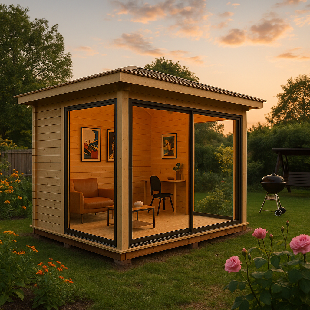 Fjordholz Gartenpavillon Modell Alu 44 B