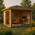 Fjordholz Gartenpavillon Modell Alu 44 B