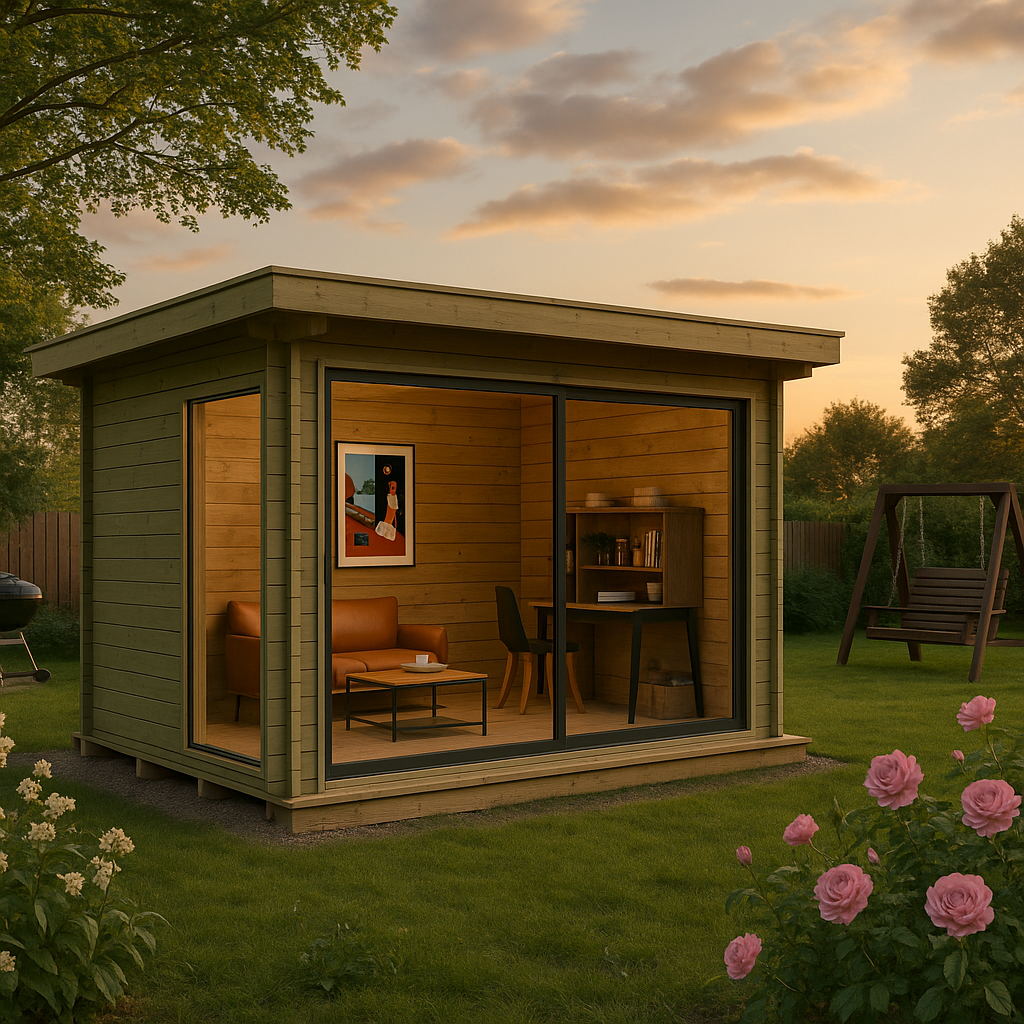 Fjordholz Gartenpavillon Modell Alu 44 B