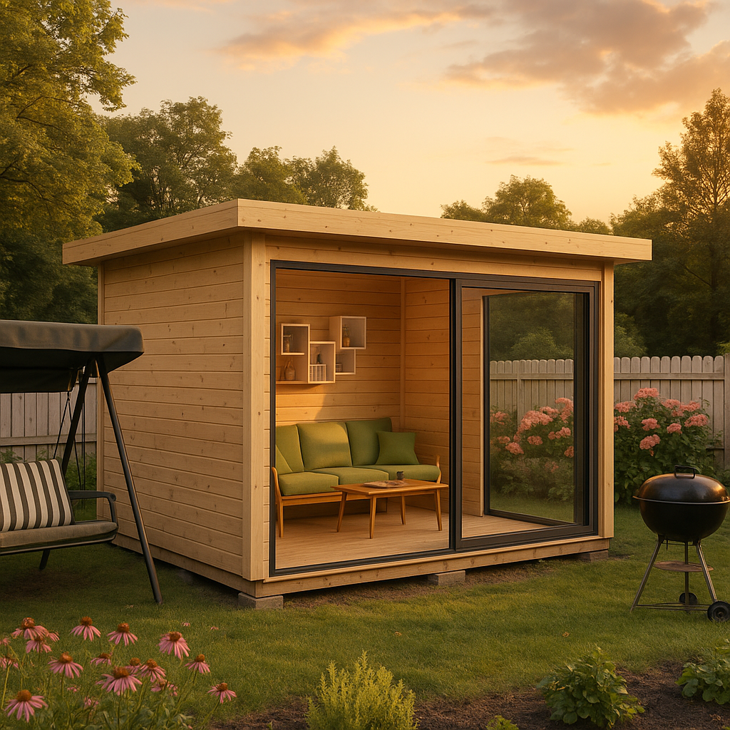 Fjordholz Gartenpavillon Modell Alu 44 C