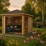 Fjordholz Gartenpavillon Modell Alu 44 E