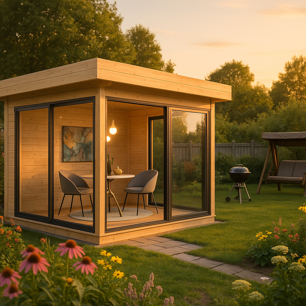 Fjordholz Glaspavillon Alu 44 B