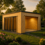 Fjordholz Holzgarage Modell Q-Bic 34 B