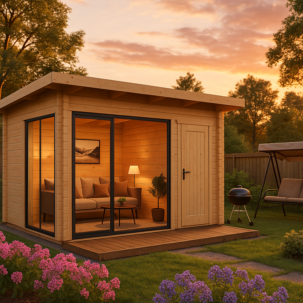 Fjordholz Gartenhaus Modell Starla 44 B