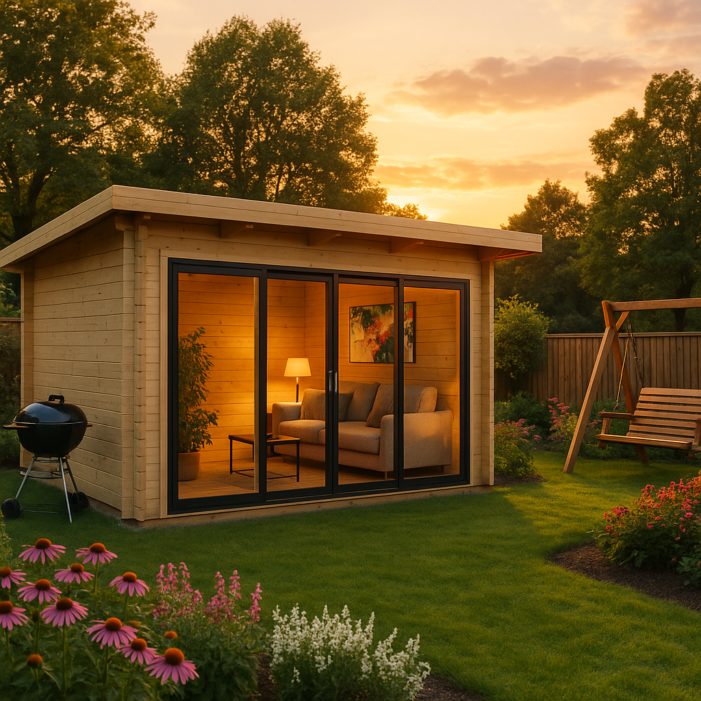 Fjordholz Gartenhaus Modell Starla 44 C