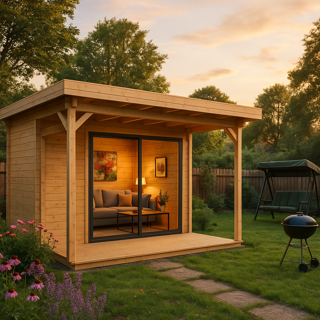 Fjordholz Gartenhaus Modell Starla 44 D