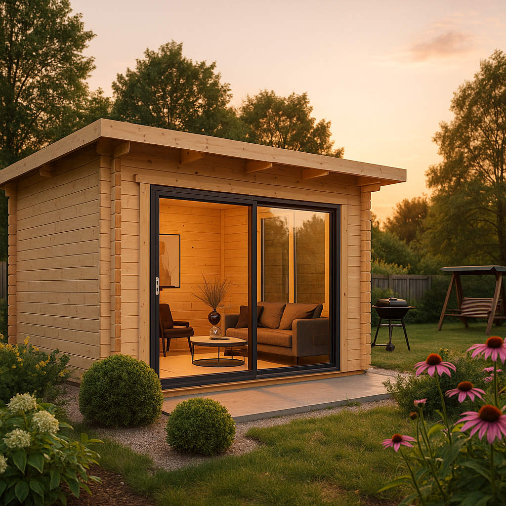 Fjordholz Gartenhaus Modell Starla 44 E