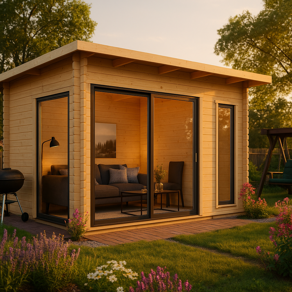 Fjordholz Gartenhaus Modell Starla 44 F