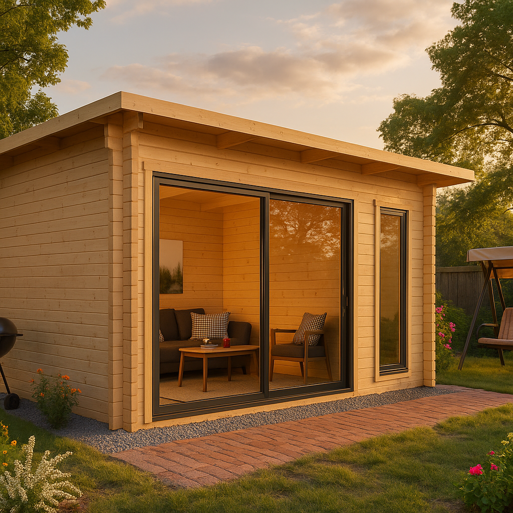 Fjordholz Gartenhaus Modell Starla 70 F