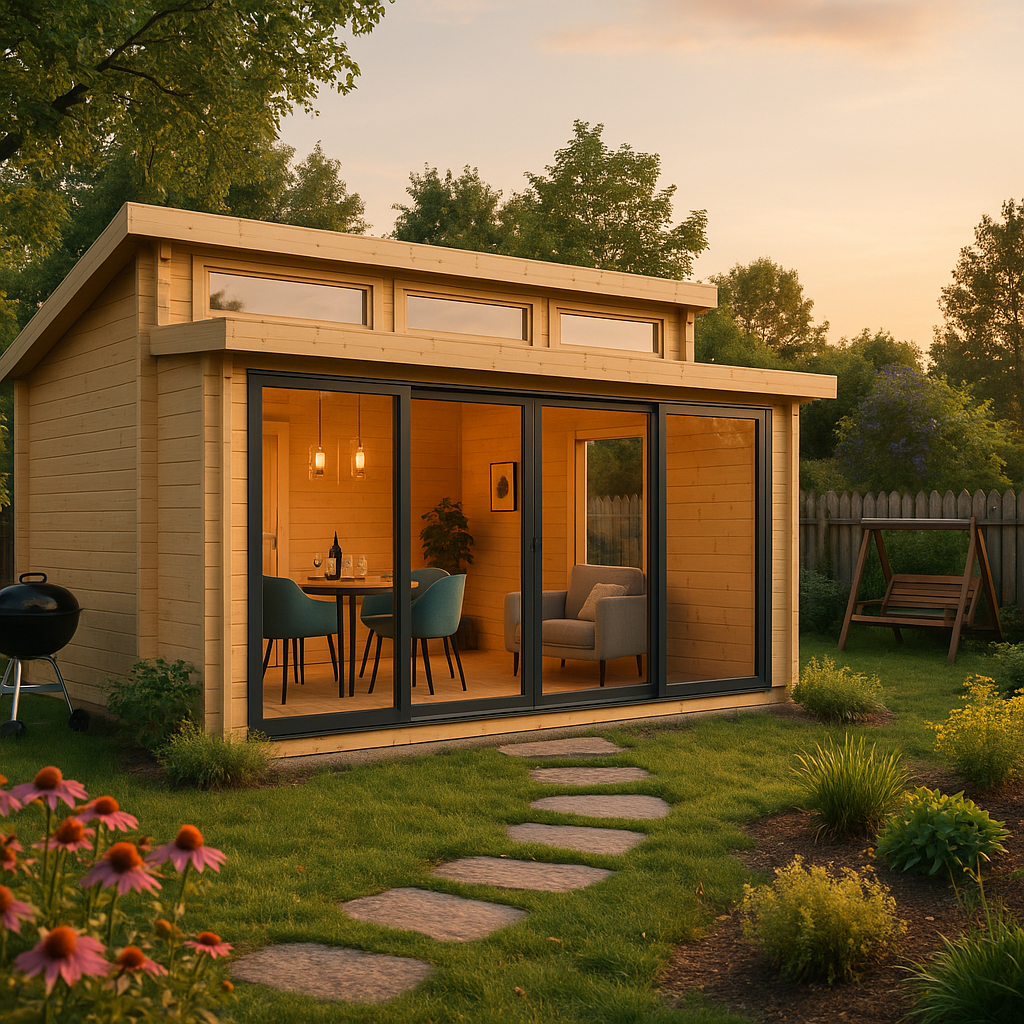 Fjordholz Gartenhaus Alu Concept Zürich 44